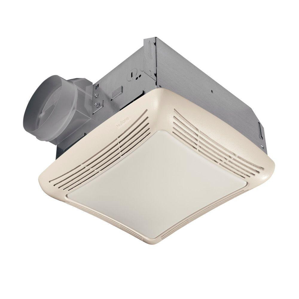 Bathroom Exhaust Fan And Light
 NuTone 50 CFM Ceiling Bathroom Exhaust Fan with Light 763N