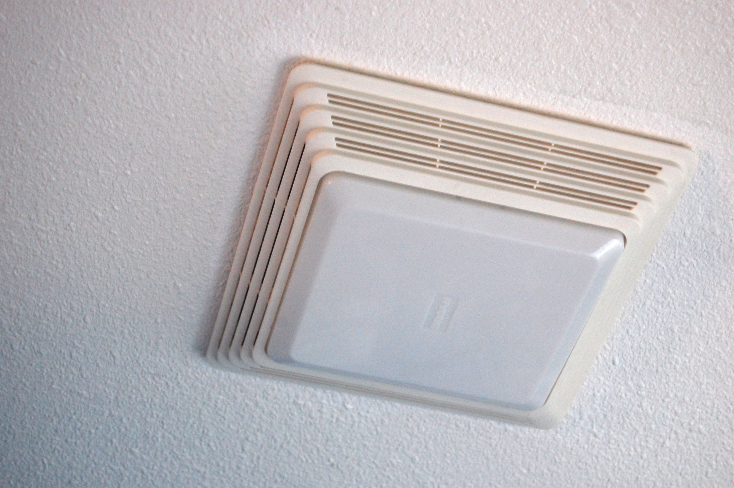 Bathroom Exhaust Fan Cover
 Cleaning your bathroom fan with a light