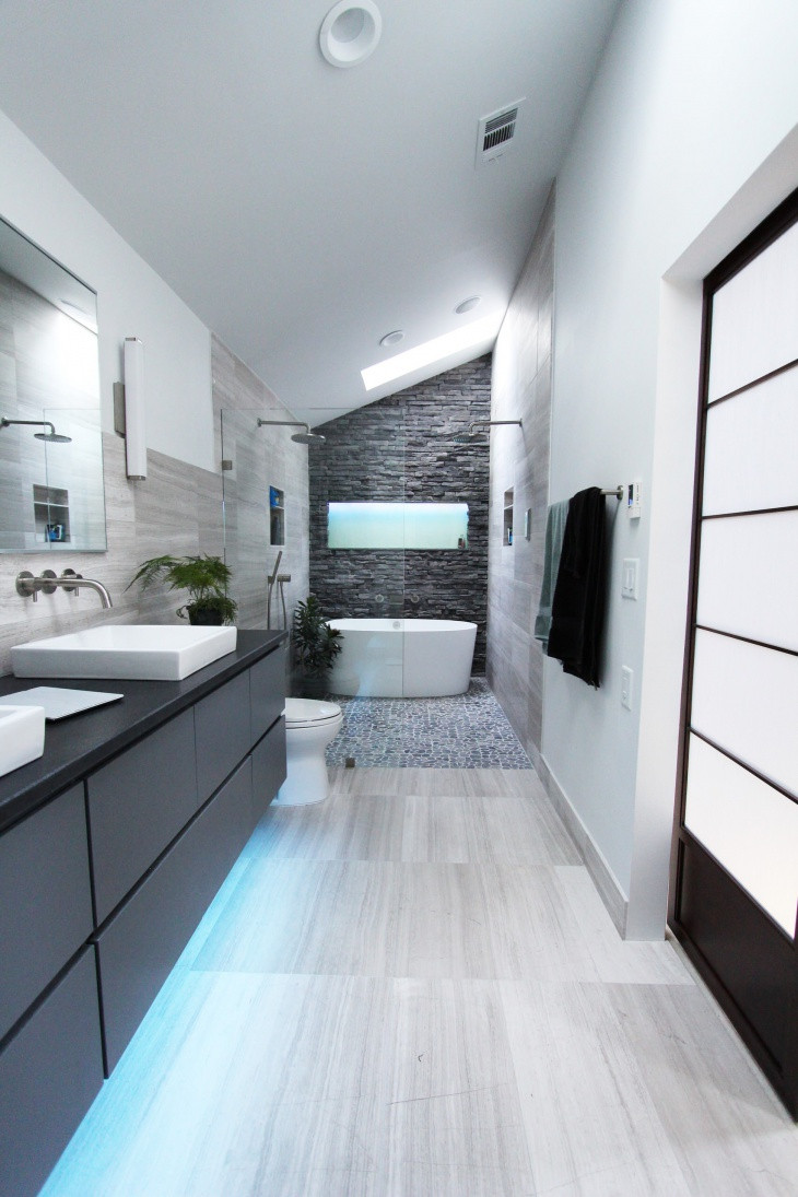 Bathroom Floor Tiles Ideas
 18 Laminate Flooring Bathroom Designs Ideas