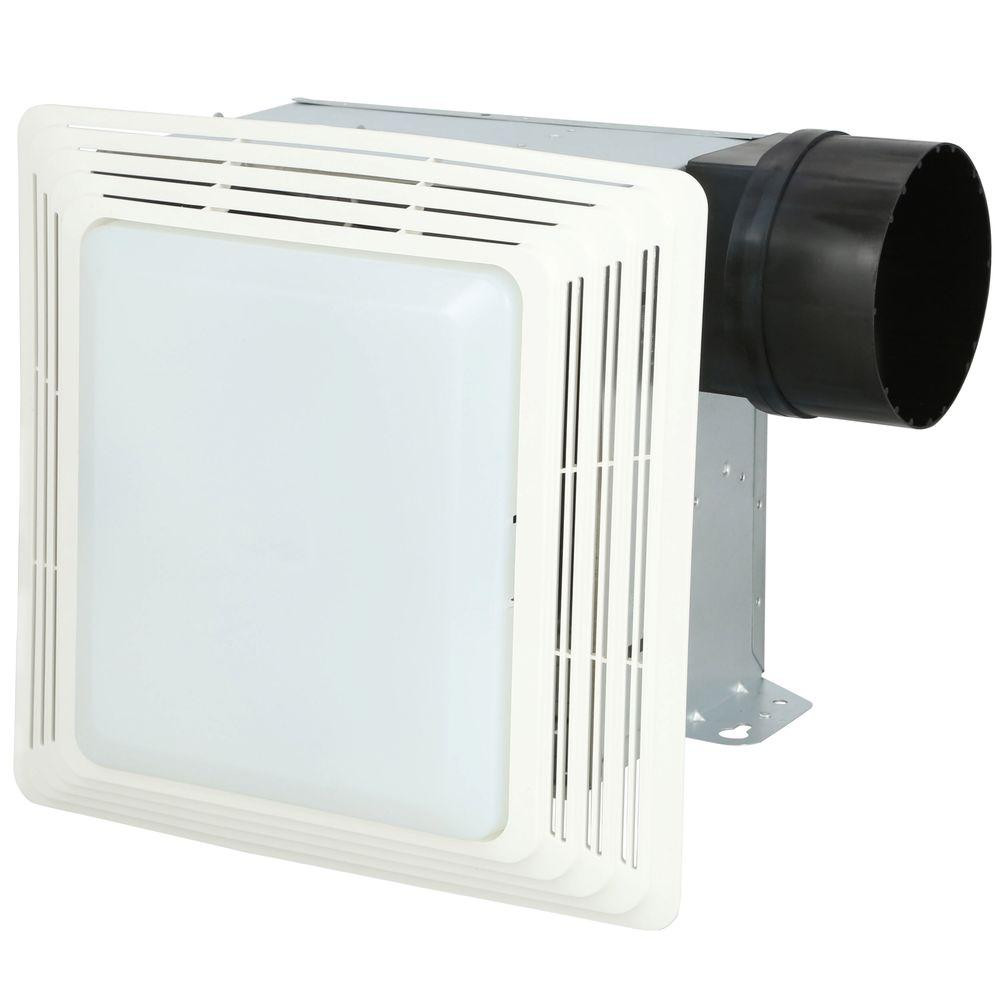 Bathroom Light And Fan
 Broan 50 CFM Ceiling Bathroom Exhaust Fan with Light 678