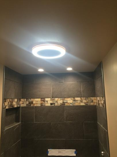 Bathroom Light With Bluetooth Speaker
 Home Netwerks Decorative White 90 CFM Bluetooth Stereo