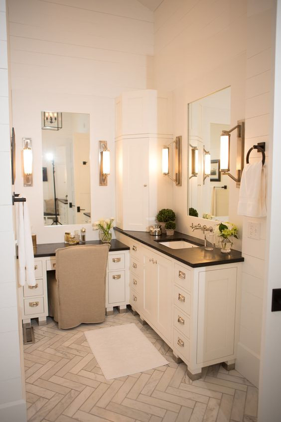 Bathroom Makeup Vanity Ideas
 30 Most Outstanding Bathroom Vanity with Makeup Counter Ideas