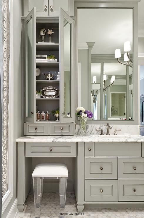 Bathroom Makeup Vanity Ideas
 30 Most Outstanding Bathroom Vanity with Makeup Counter Ideas
