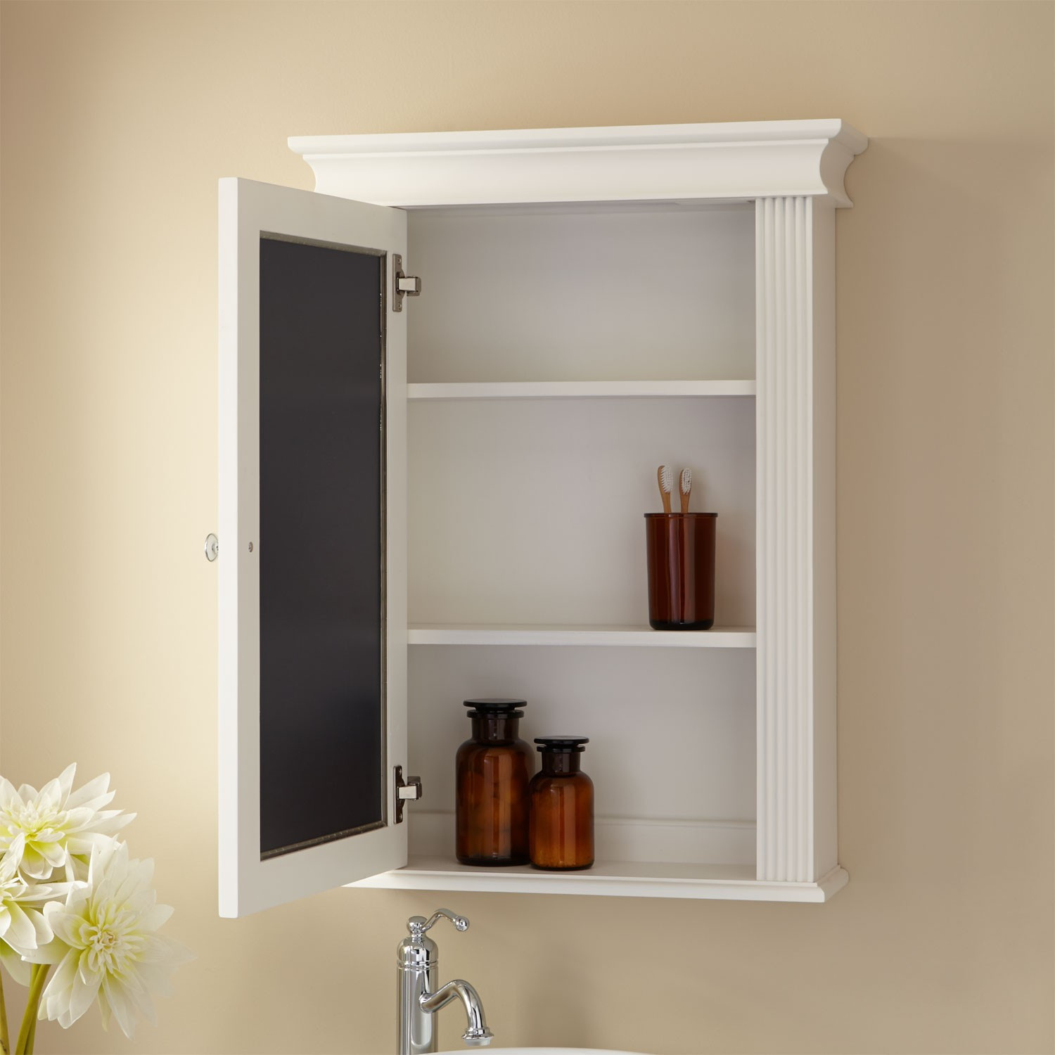 Bathroom Medicine Cabinet
 Good Recessed Medicine Cabinet No Mirror – HomesFeed