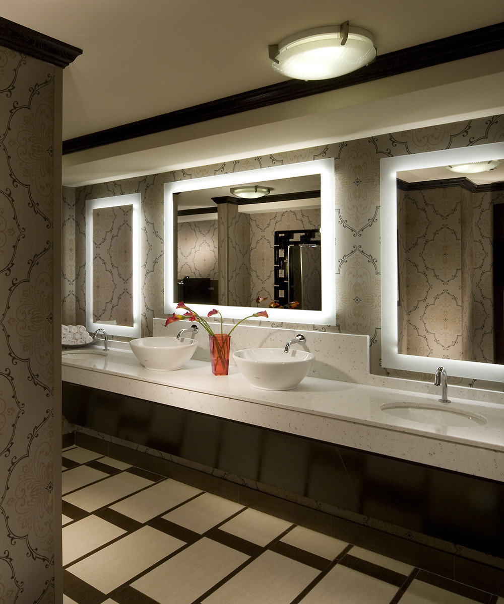 Bathroom Mirror With Light
 Silhouette™ LED Lighted Bathroom Mirror