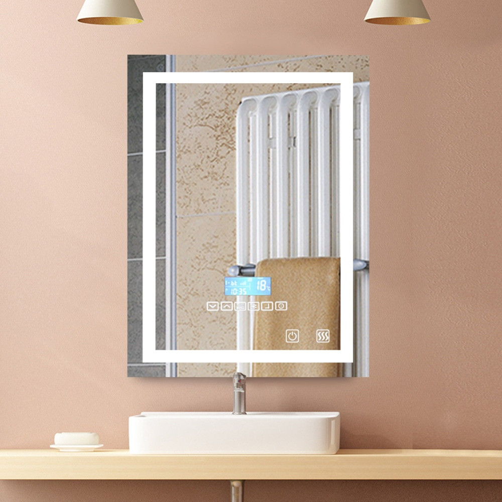 Bathroom Mirror With Light
 2018 Modern Bathroom LED Light Mirror Waterproof Wall