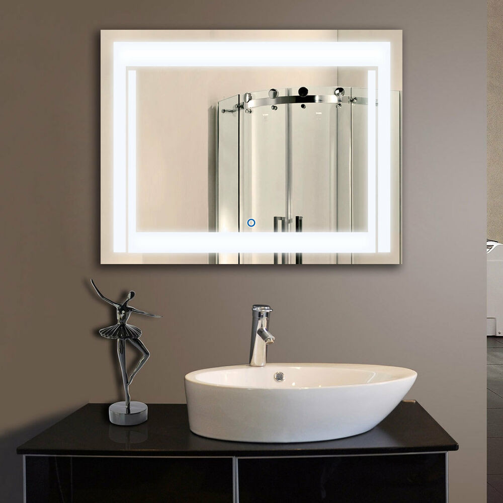 Bathroom Mirror With Light
 LED Bathroom Wall Mirror Illuminated Lighted Vanity Mirror