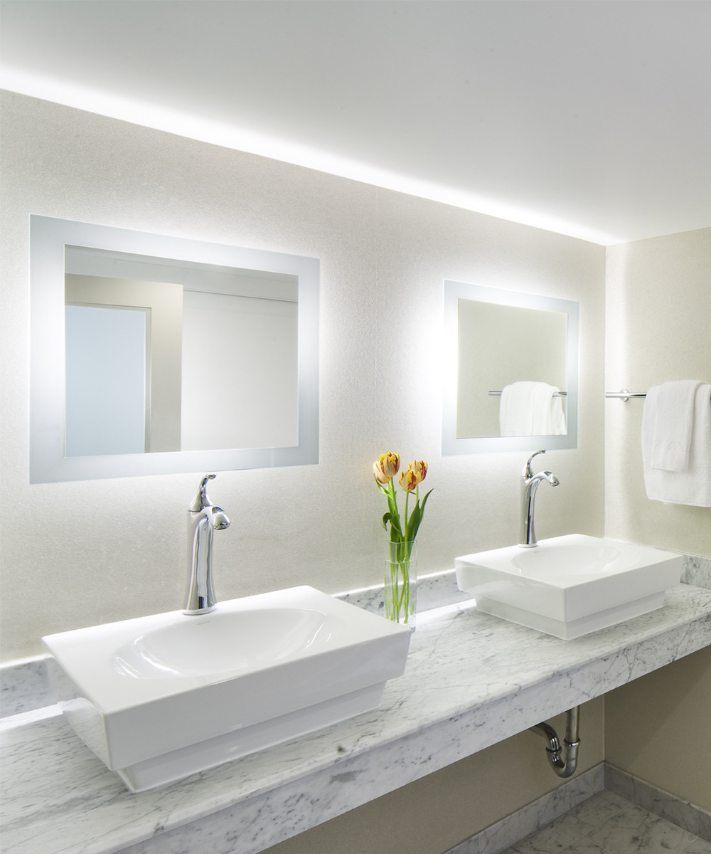 Bathroom Mirrors With Lights
 Silhouette™ LED Lighted Bathroom Mirror