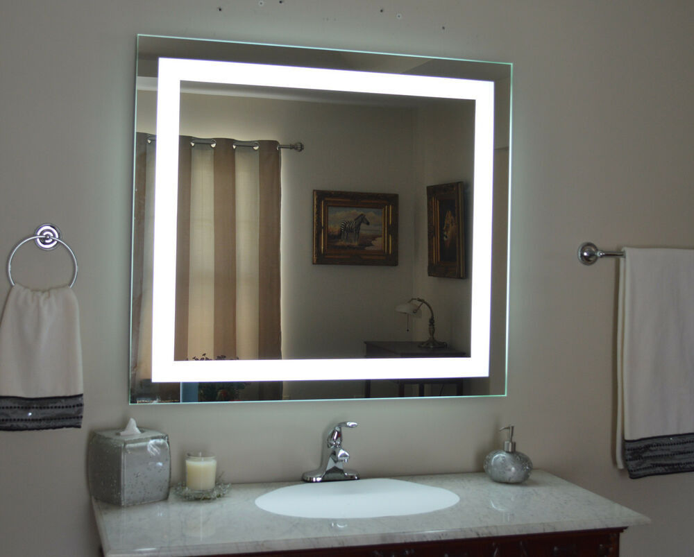Bathroom Mirrors With Lights
 Lighted bathroom vanity mirror led wall mounted 48