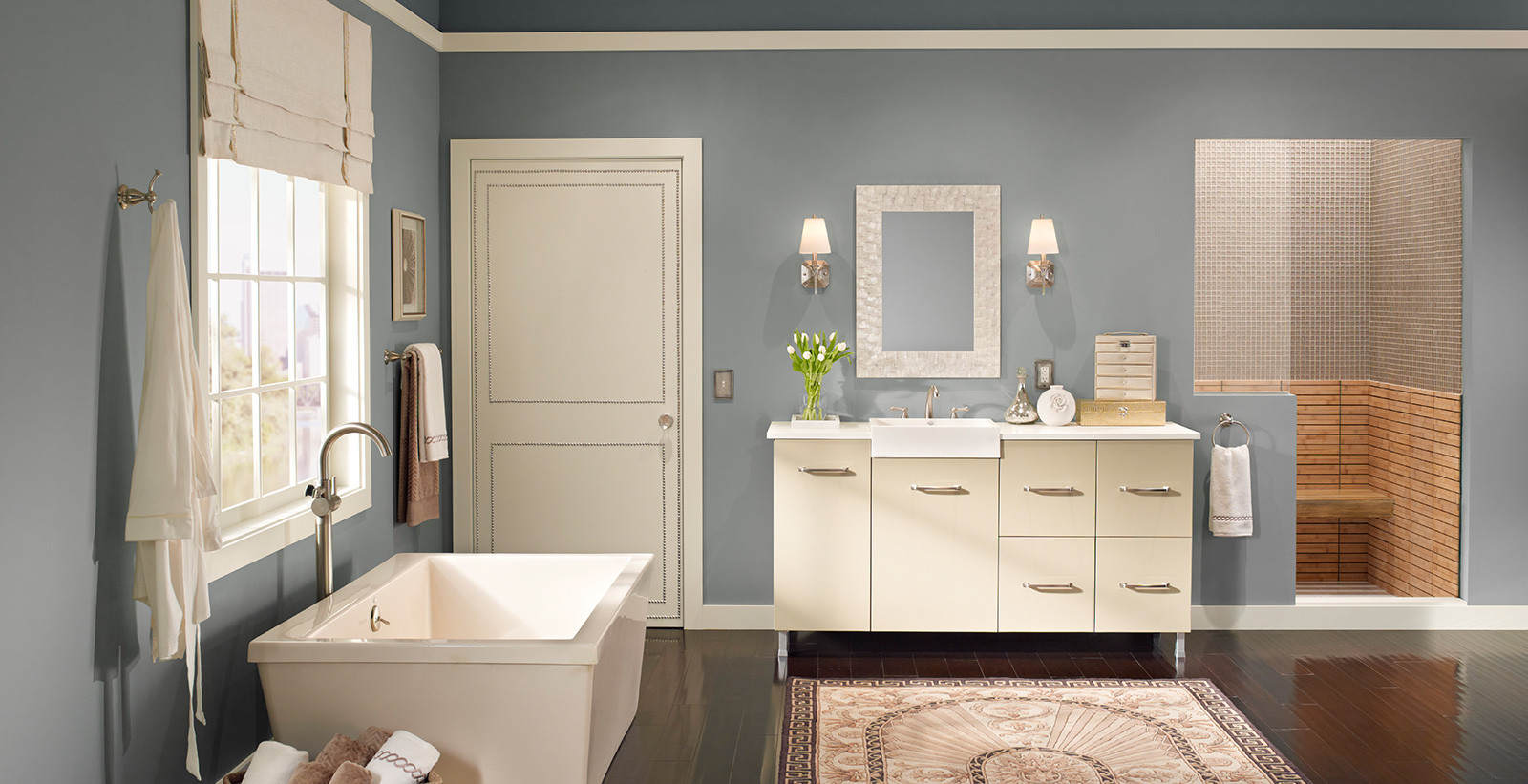 Bathroom Paint Colors Behr
 Calming Bathroom Ideas and Inspirational Paint Colors