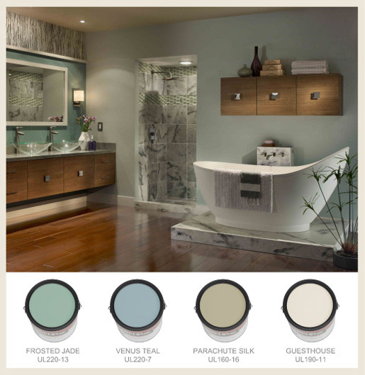 Bathroom Paint Colors Behr
 Colorfully BEHR Bathroom Color Splendor