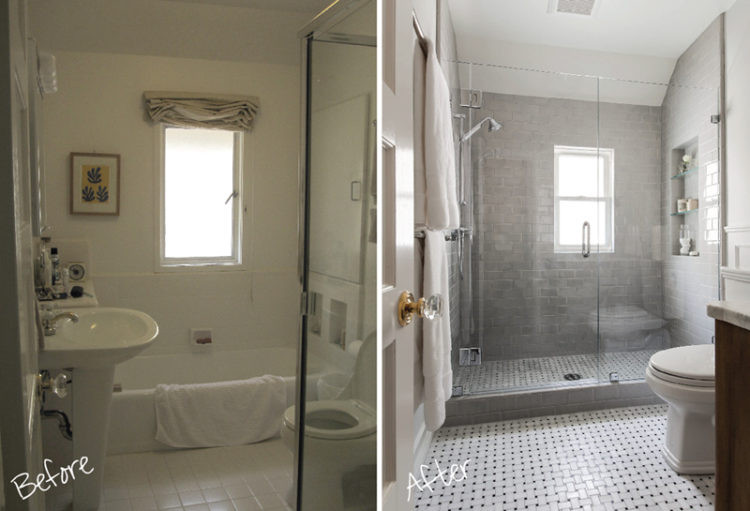 Bathroom Remodel Before And After
 20 Before and After Bathroom Remodels That Are Stunning