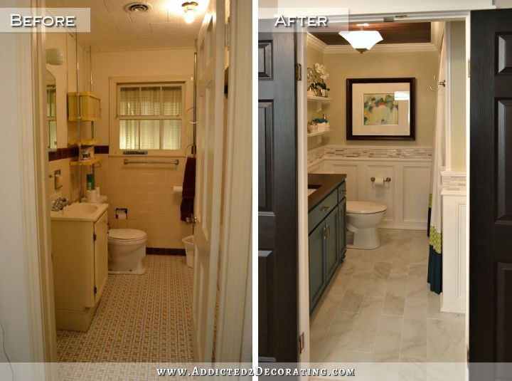 Bathroom Remodel Before And After
 DIY Bathroom Remodel Before & After