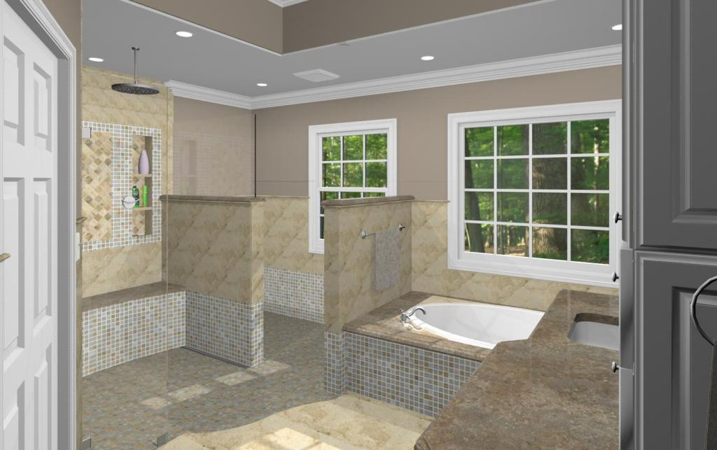 Bathroom Remodel Planner
 Master Bathroom Design Options Plan 3 Design Build