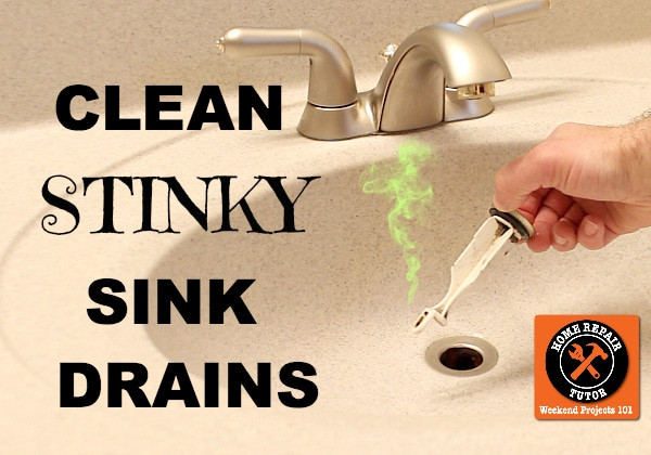 Bathroom Sink Drain Stinks
 How to Clean a Stinky Sink Drain