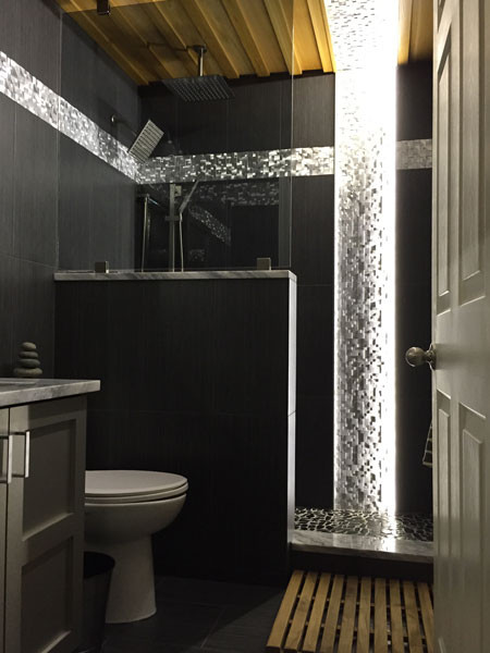 Bathroom Strip Light
 LED Bathroom Lighting using 12VDC Warm White LED Strip
