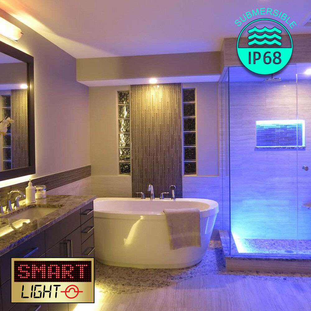 Bathroom Strip Light
 SmartLight 1M IP68 WaterProof Submersible LED Strip Lights