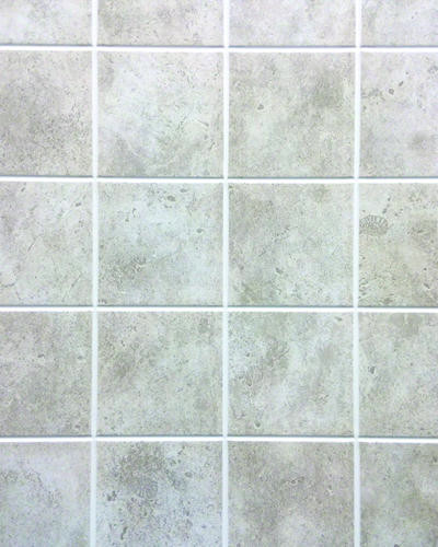 Bathroom Tile Board
 DPI™ AquaTile 4 x 8 Taupe Stone Bath Tileboard Wall Panel