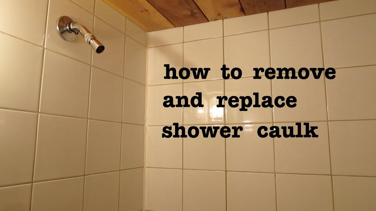 Bathroom Tile Caulk
 How to remove old shower silicone caulk and apply new and