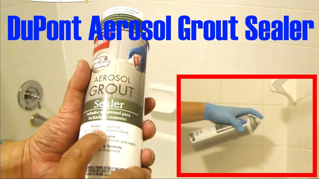 Bathroom Tile Grout Sealer
 Aerosol Grout Sealer by DuPont for Bathroom