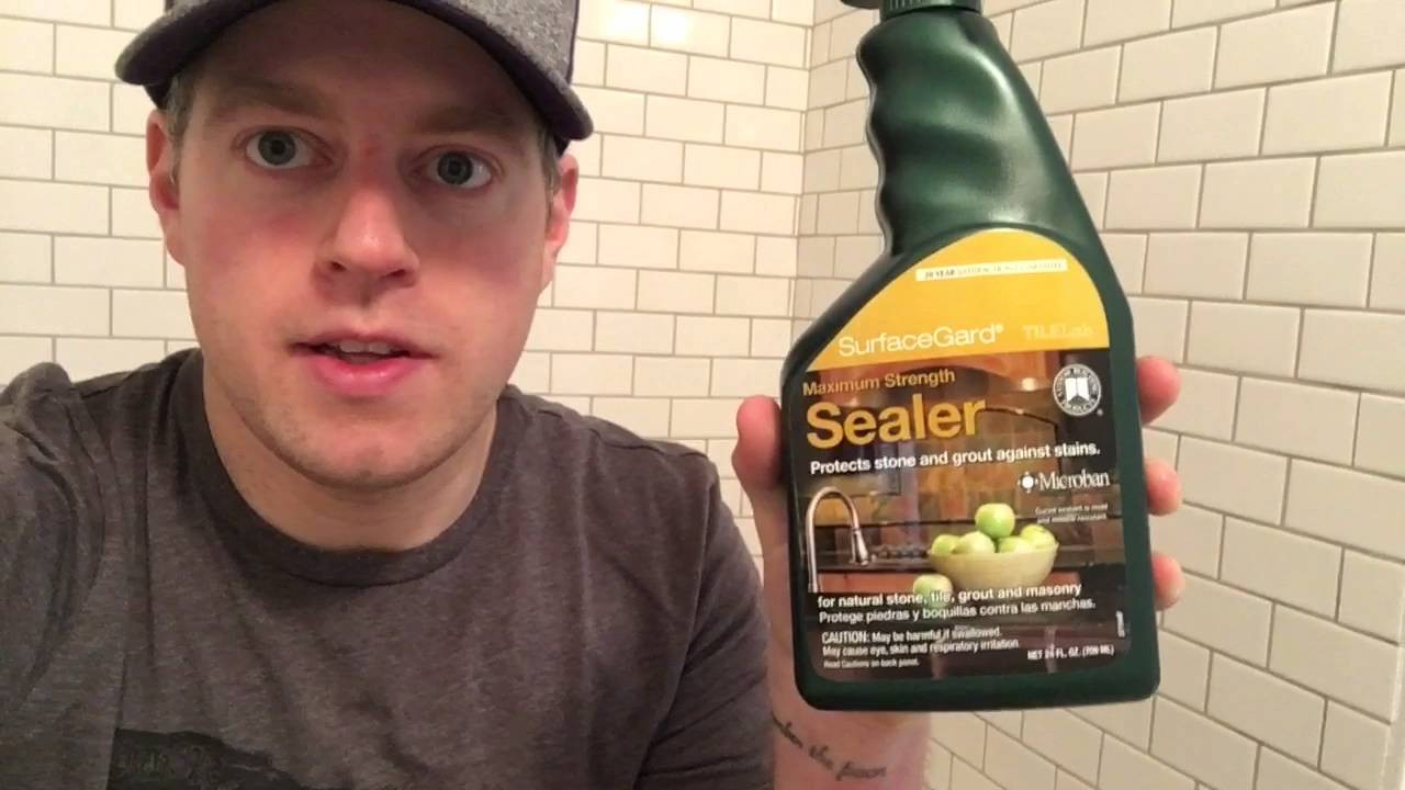 Bathroom Tile Grout Sealer
 How To Seal Your Grout and Tile Floor and Shower