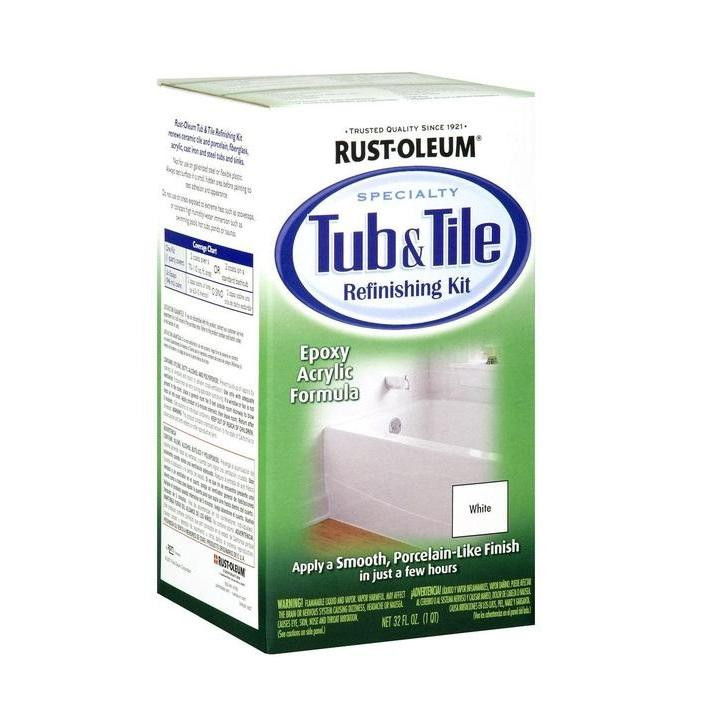 Bathroom Tile Paint Kit
 Rust Oleum Tub and Tile Paint Refreshing Kit