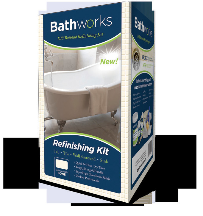 Bathroom Tile Paint Kit
 Bathtub Refinishing Kits by Bathworks Premium Tub Tile