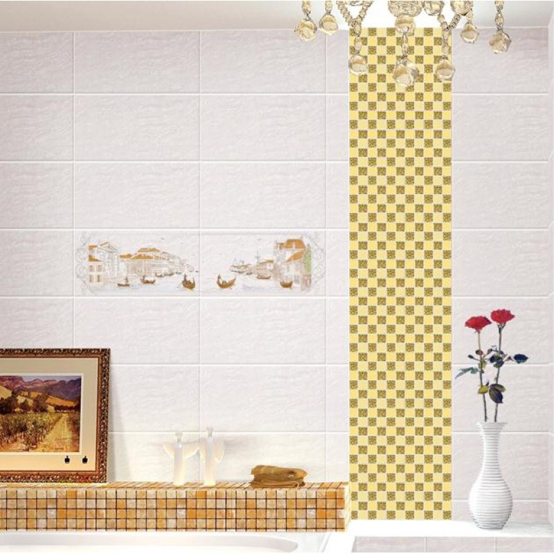 Bathroom Tile Sheets
 Glass mirror mosaic tile sheets gold mosaic bathroom