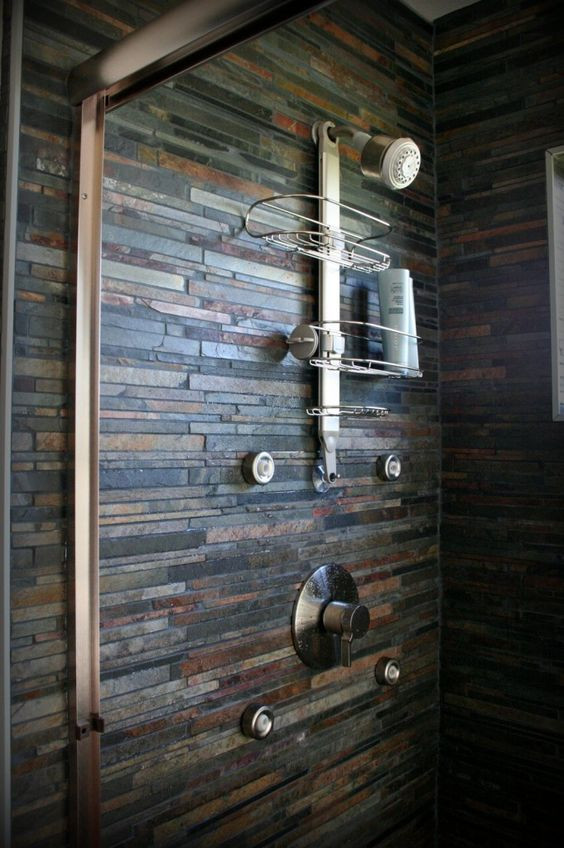 Bathroom Tile Shower
 25 Impressive Multi Colored Tile Bathroom Design Ideas