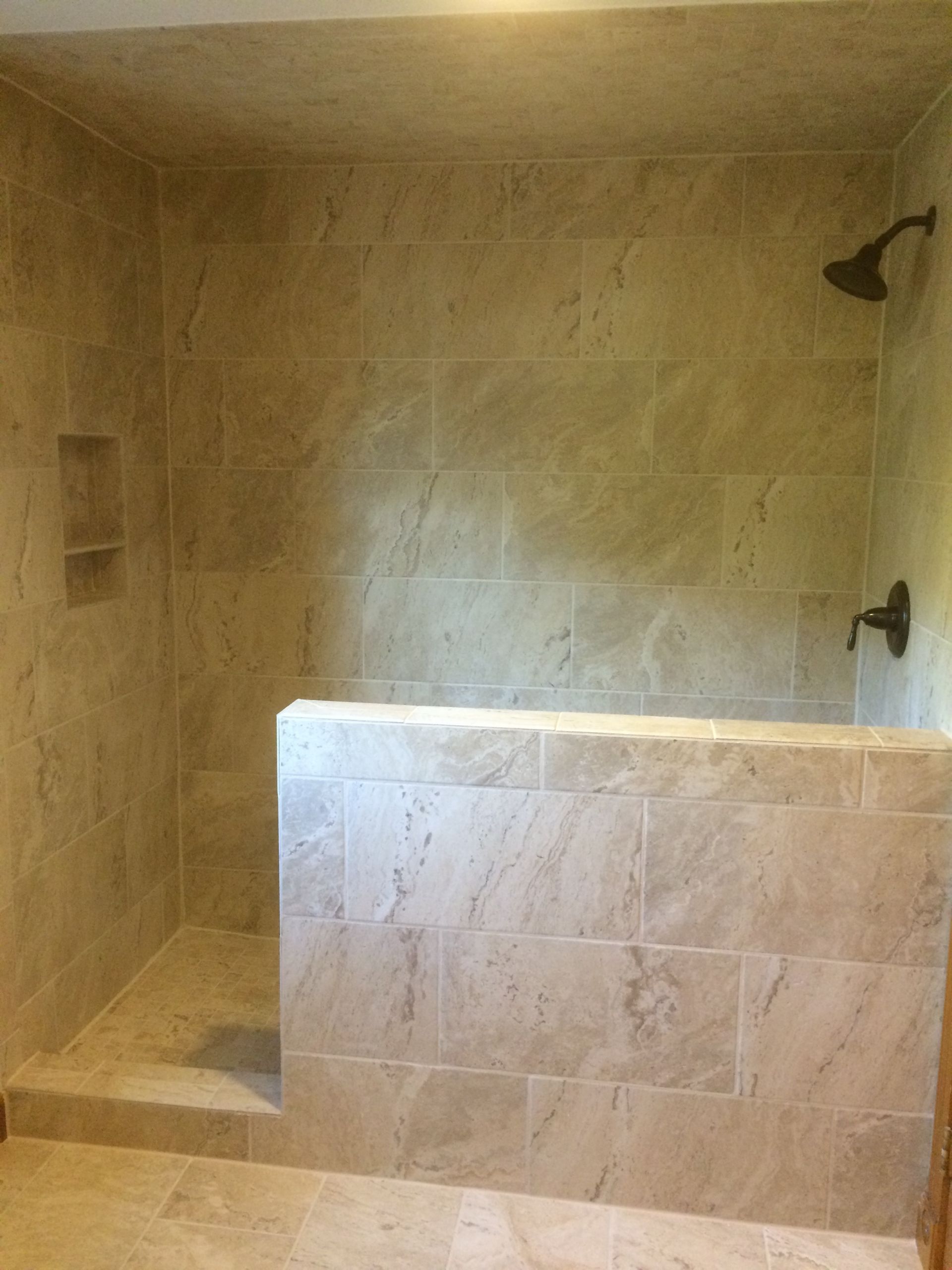 Bathroom Tile Shower
 Custom Tile Shower