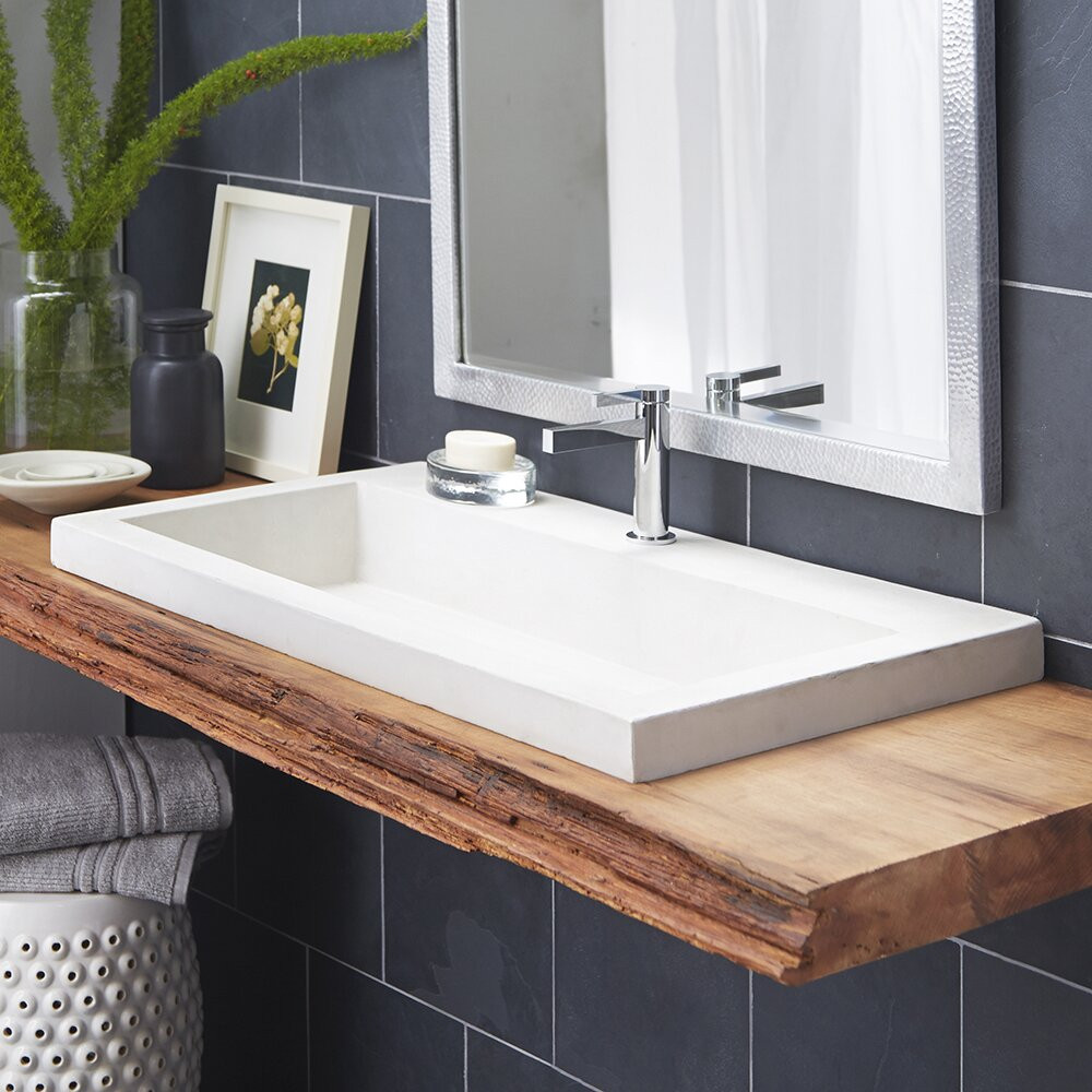 Bathroom Trough Sinks
 Native Trails Trough Stone Bathroom Sink & Reviews