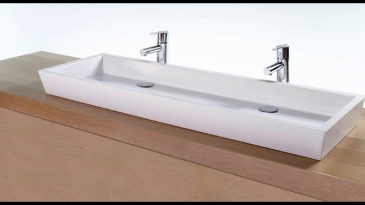 Bathroom Trough Sinks
 double trough sinks for bathrooms