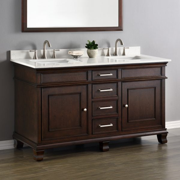 Bathroom Vanities Double Sink
 Camden 60" Double Sink Vanity