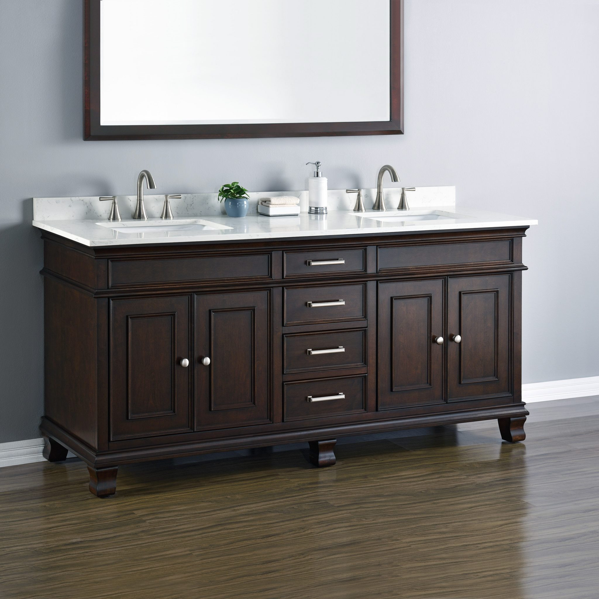 Bathroom Vanities Double Sink
 Camden 72" Double Sink Vanity