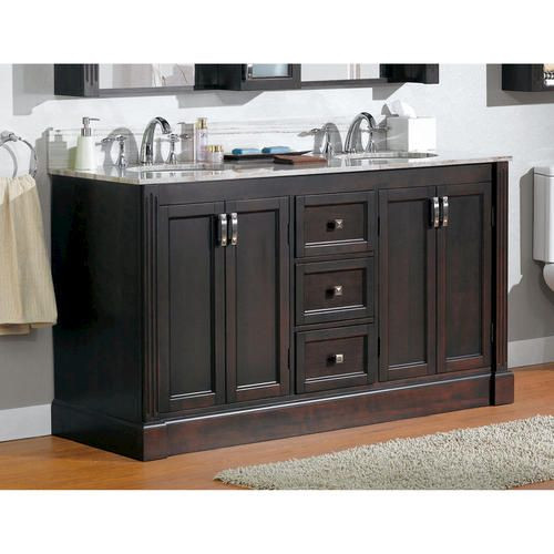 Bathroom Vanities Menards
 Magick Woods 61" Wellington Collection Vanity Base at