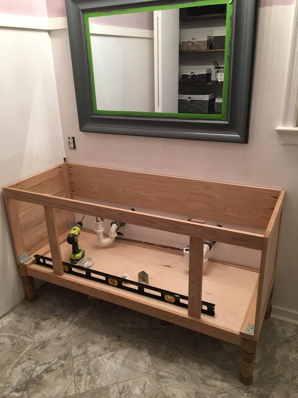 Bathroom Vanity DIY Plans
 The Bathroom Makeover That Would Never End