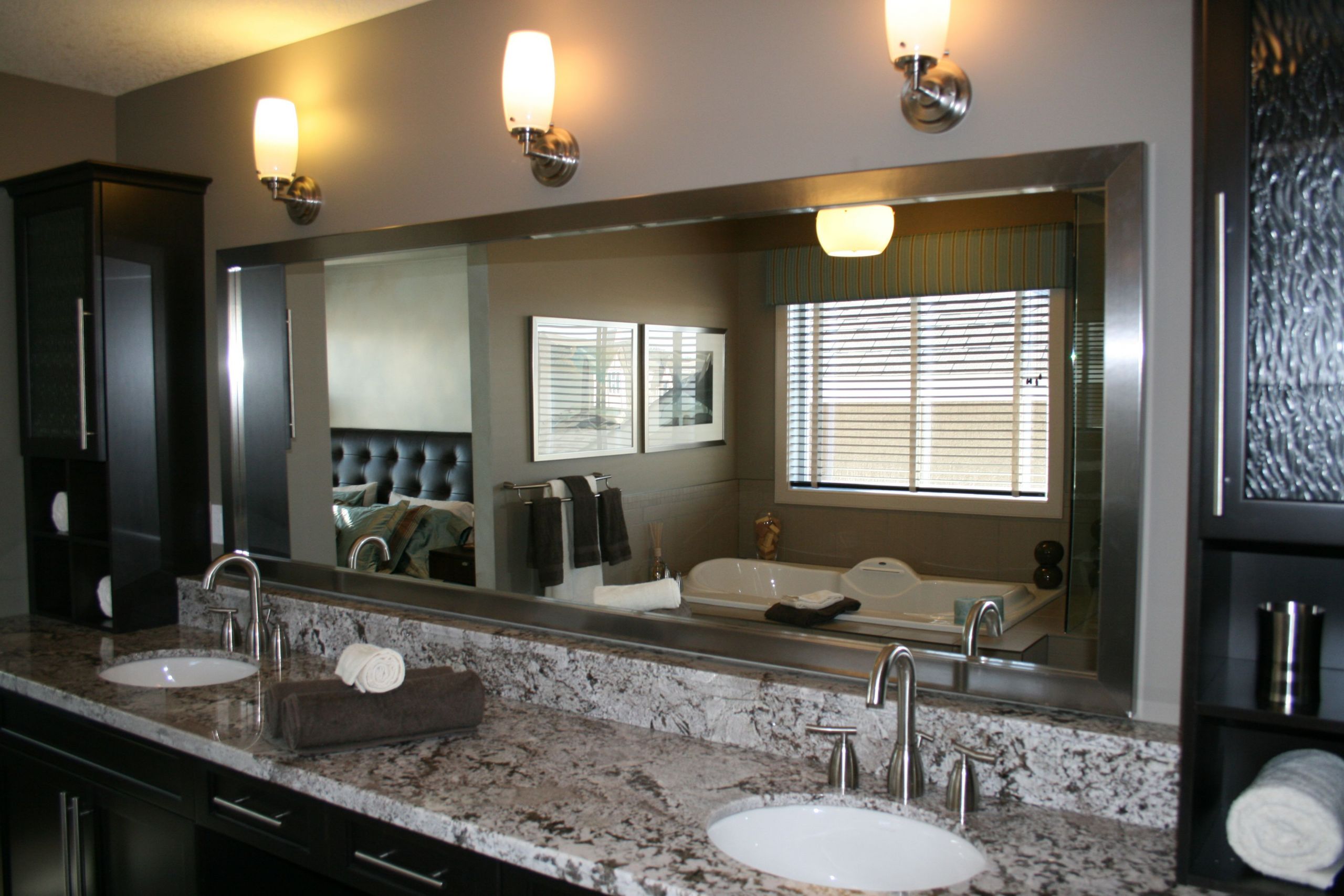 Bathroom Vanity Mirror
 Tips Framed Bathroom Mirrors MidCityEast