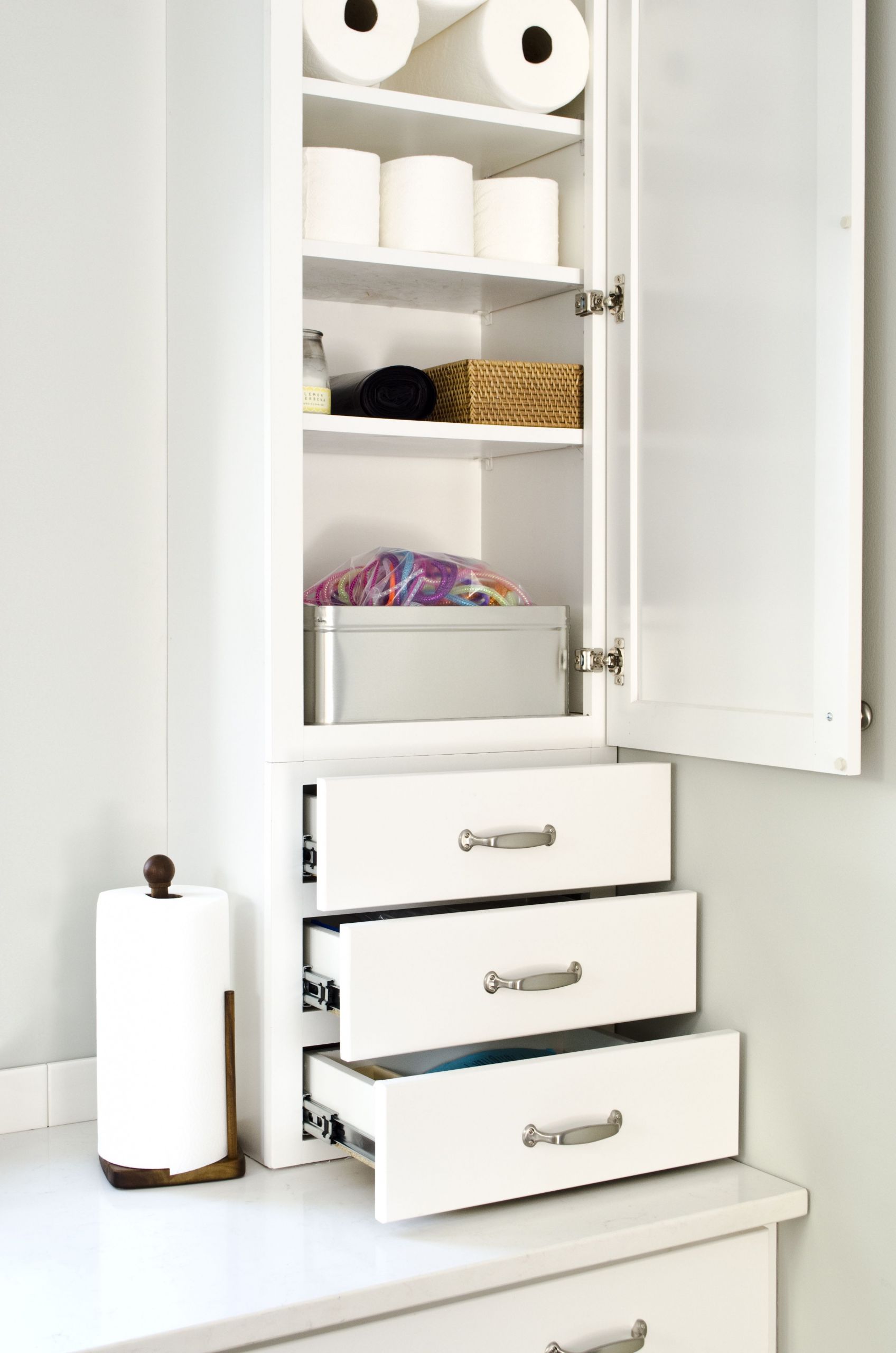 Bathroom Wall Cabinet With Drawers
 This drawer stack and wall cabinet bination by