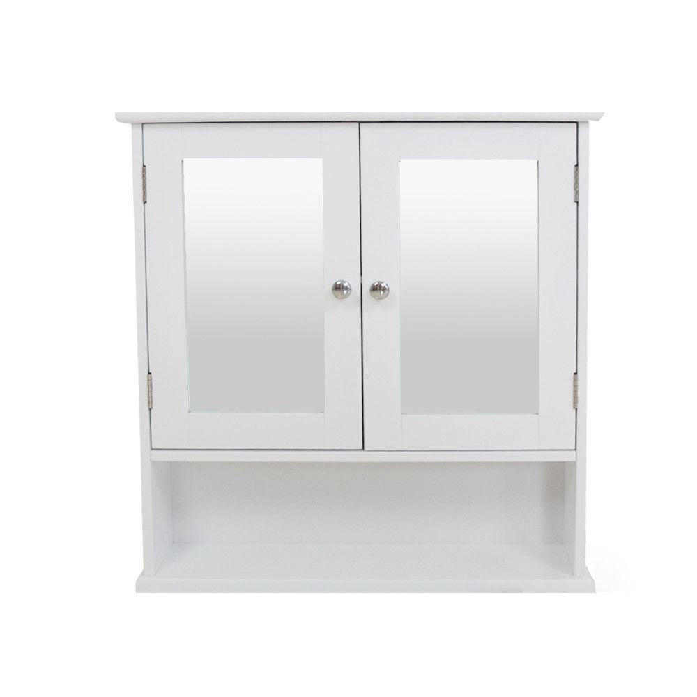 Bathroom Wall Cabinet With Drawers
 Bathroom Wall Cabinet Mounted Double Door Corner Unit