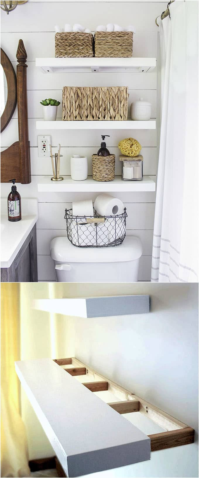 Bathroom Wall Shelves Ideas
 16 Easy and Stylish DIY Floating Shelves & Wall Shelves