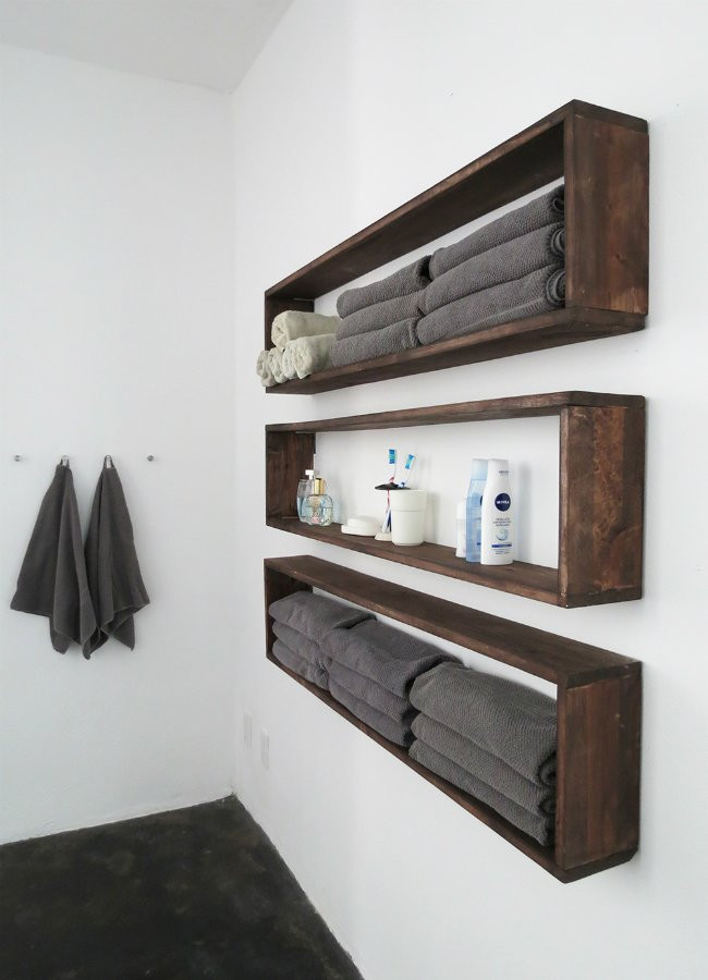 Bathroom Wall Shelves Ideas
 DIY Wall Shelves in the Bathroom Tutorial Bob Vila