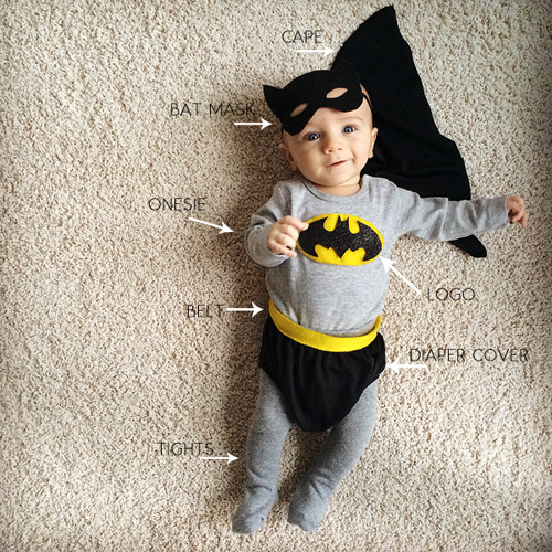 Batman Costume DIY
 diy batman and batgirl costume