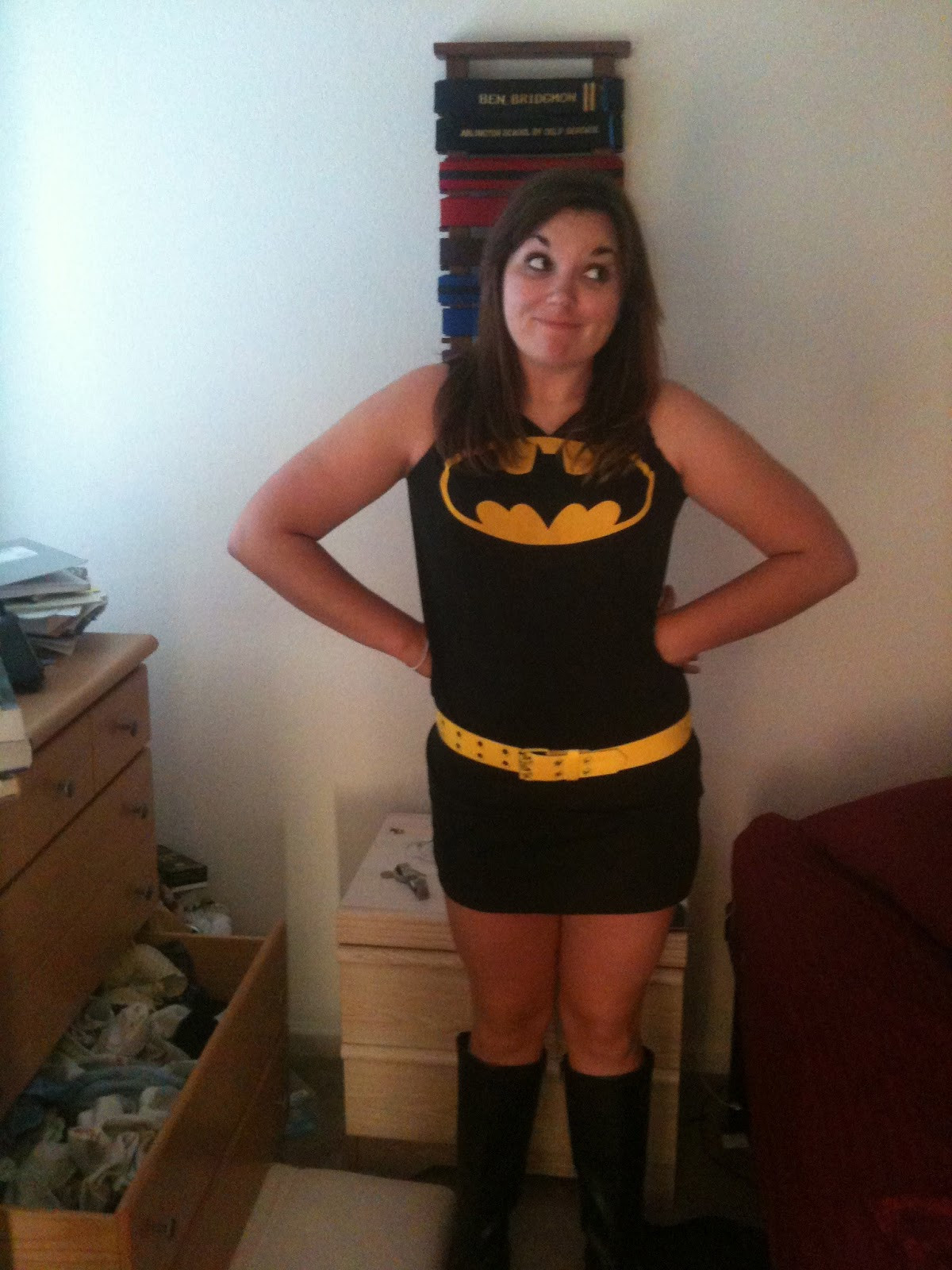 Batman Costume DIY
 Rants of A Quirky Girl DIY Batman Batgirl Costume