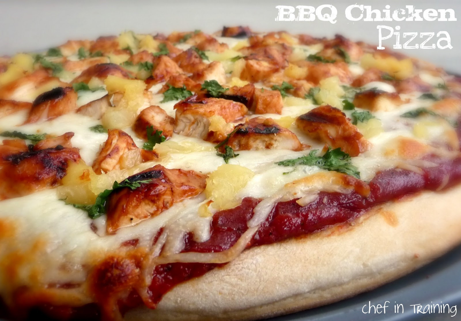 Bbq Chicken Pizza Recipe
 BBQ Chicken Pizza Chef in Training