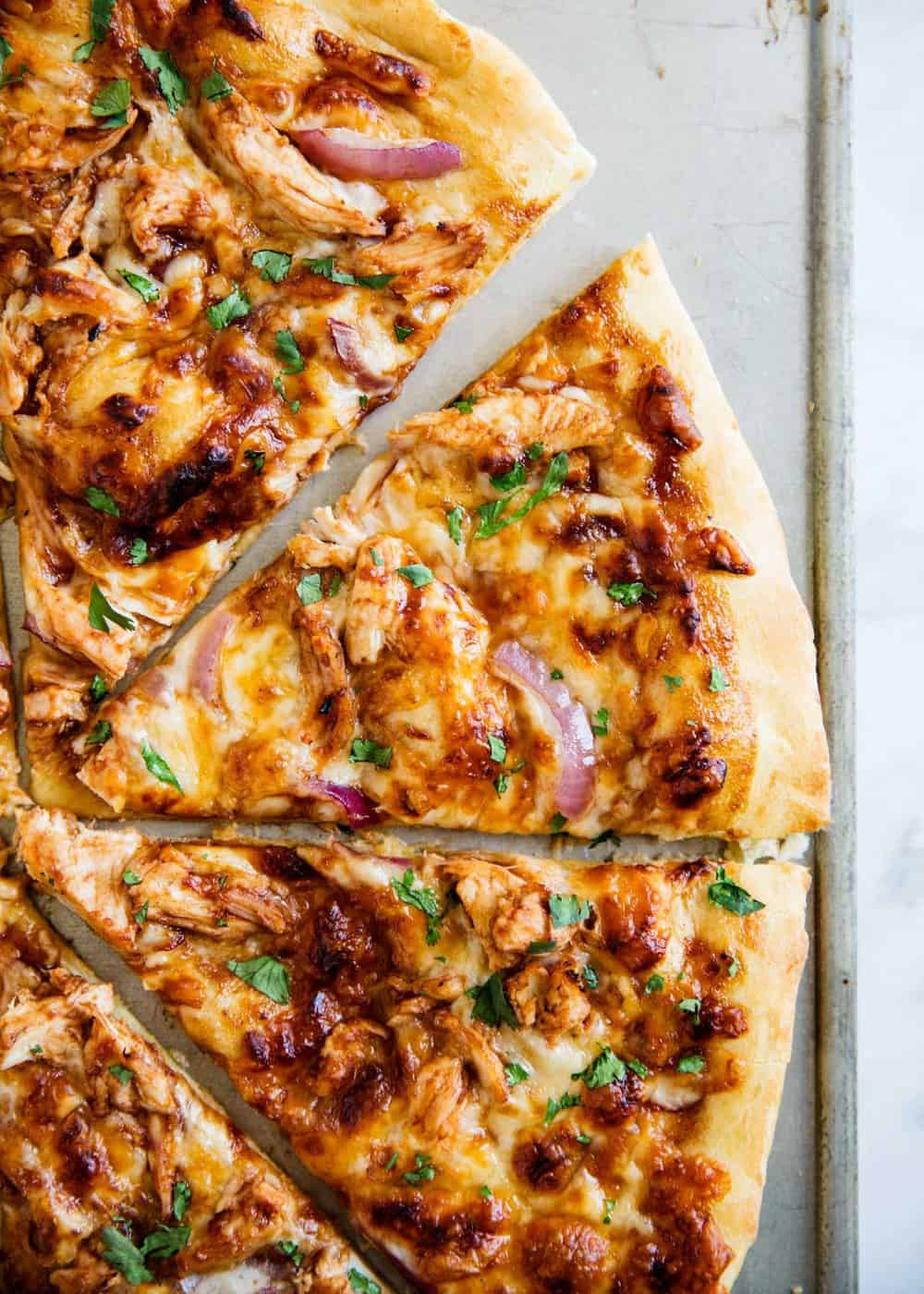 Bbq Chicken Pizza Recipe
 EASY BBQ Chicken Pizza Recipe I Heart Naptime