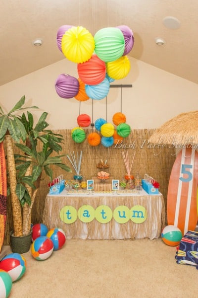 Beach Birthday Party Ideas Pinterest
 Beach Party Ideas Collection Moms & Munchkins