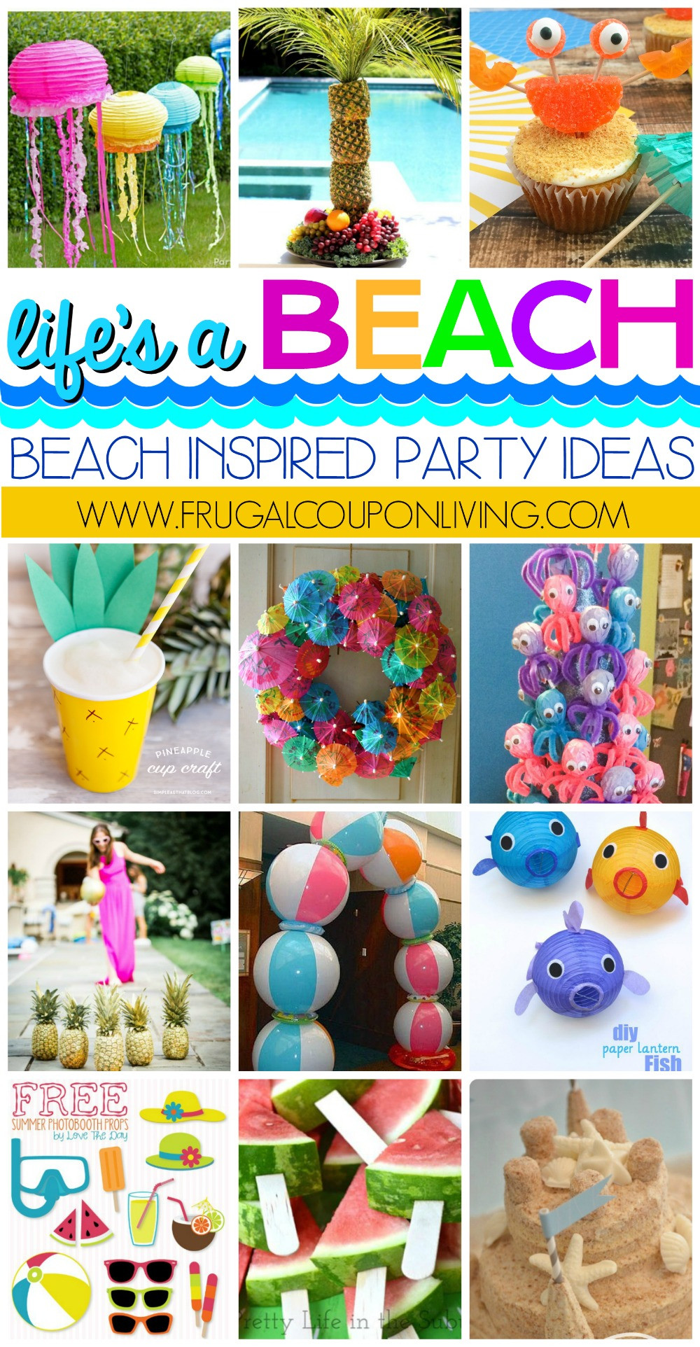 Beach Birthday Party Ideas Pinterest
 Beach Inspired Party Ideas