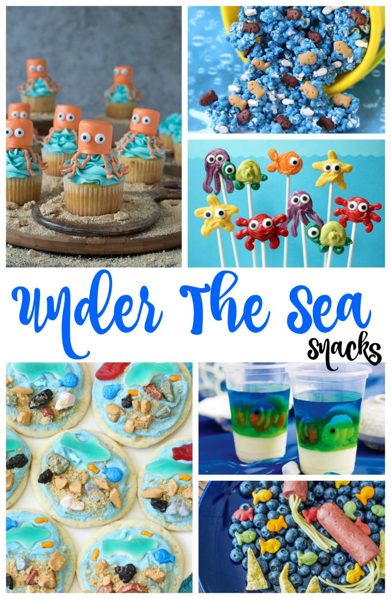 Beach Birthday Party Ideas Pinterest
 Under the Sea Snacks Perfect Ocean Theme Party Ideas