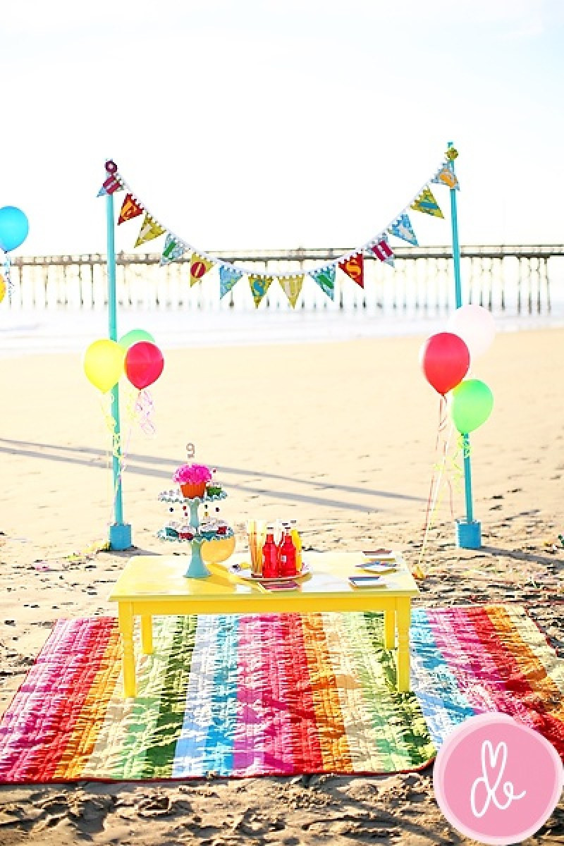 Beach Party Centerpiece Ideas
 Summer Party Decoration Ideas We Love on Love the Day