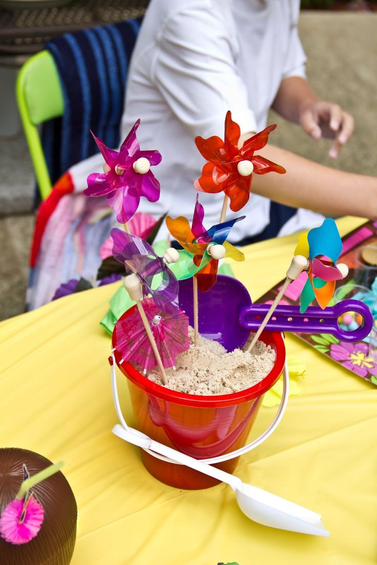 Beach Party Centerpiece Ideas
 69 best images about First Birthday Beach Party Ideas on